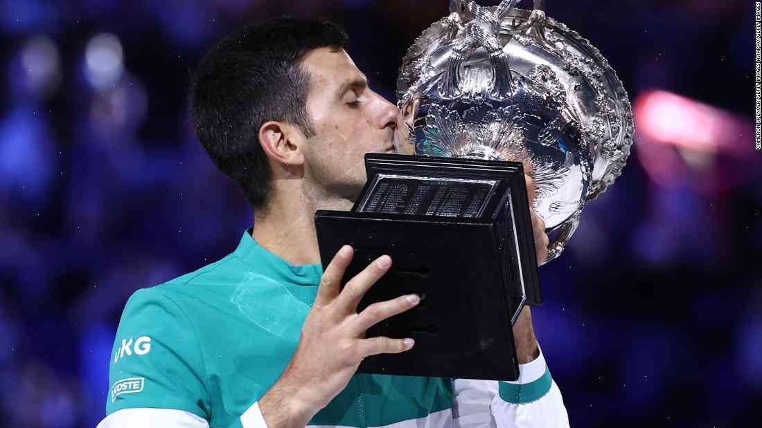 Novak Djokovic was a bit shy when asked about ranking no. 1 in the world