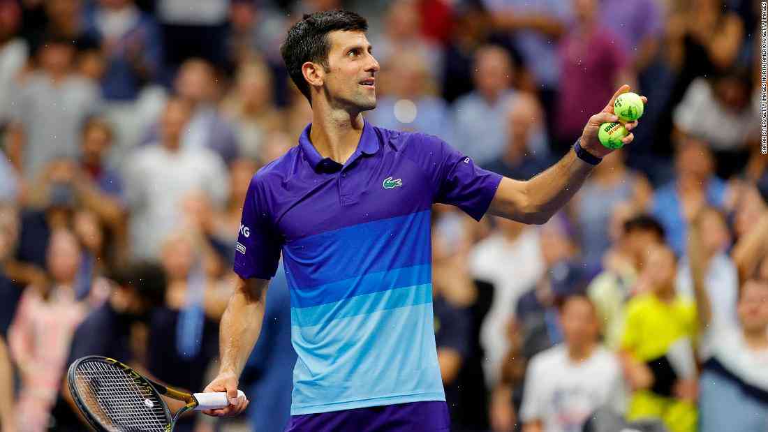 Novak Djokovic discusses elbow problems, his short Italian interview