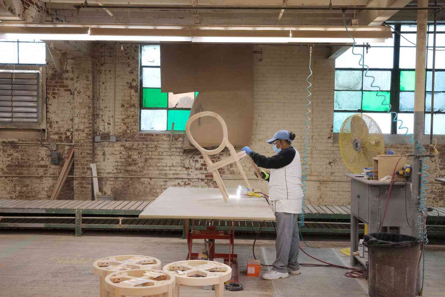 A Furniture-Maker Relies on Secondhand Goods
